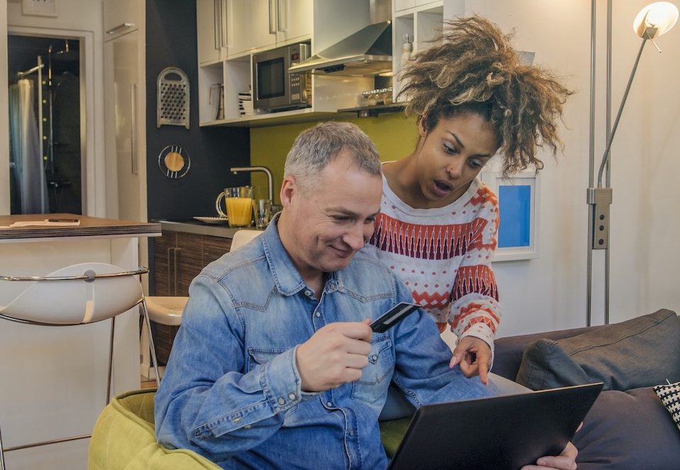 Couple Shopping Online